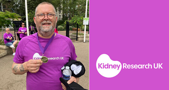 Clive Walks for Kindey Research UK