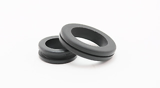 uxcell 15pcs Wire Protective Grommets Black Rubber 20mm Double Sided Grommet 